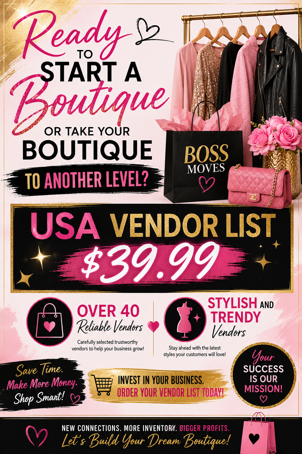 Clothing Vendor List